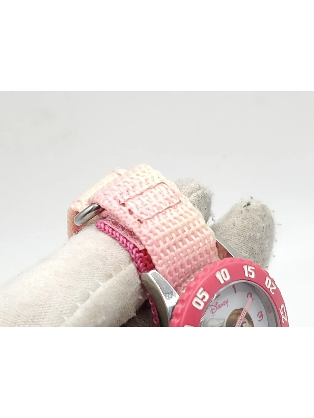 Disney Frozen Kids' Time Teacher Quartz Watch Nylon Strap- New Battery 30mm